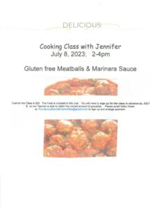 Cooking Class with Jennifer